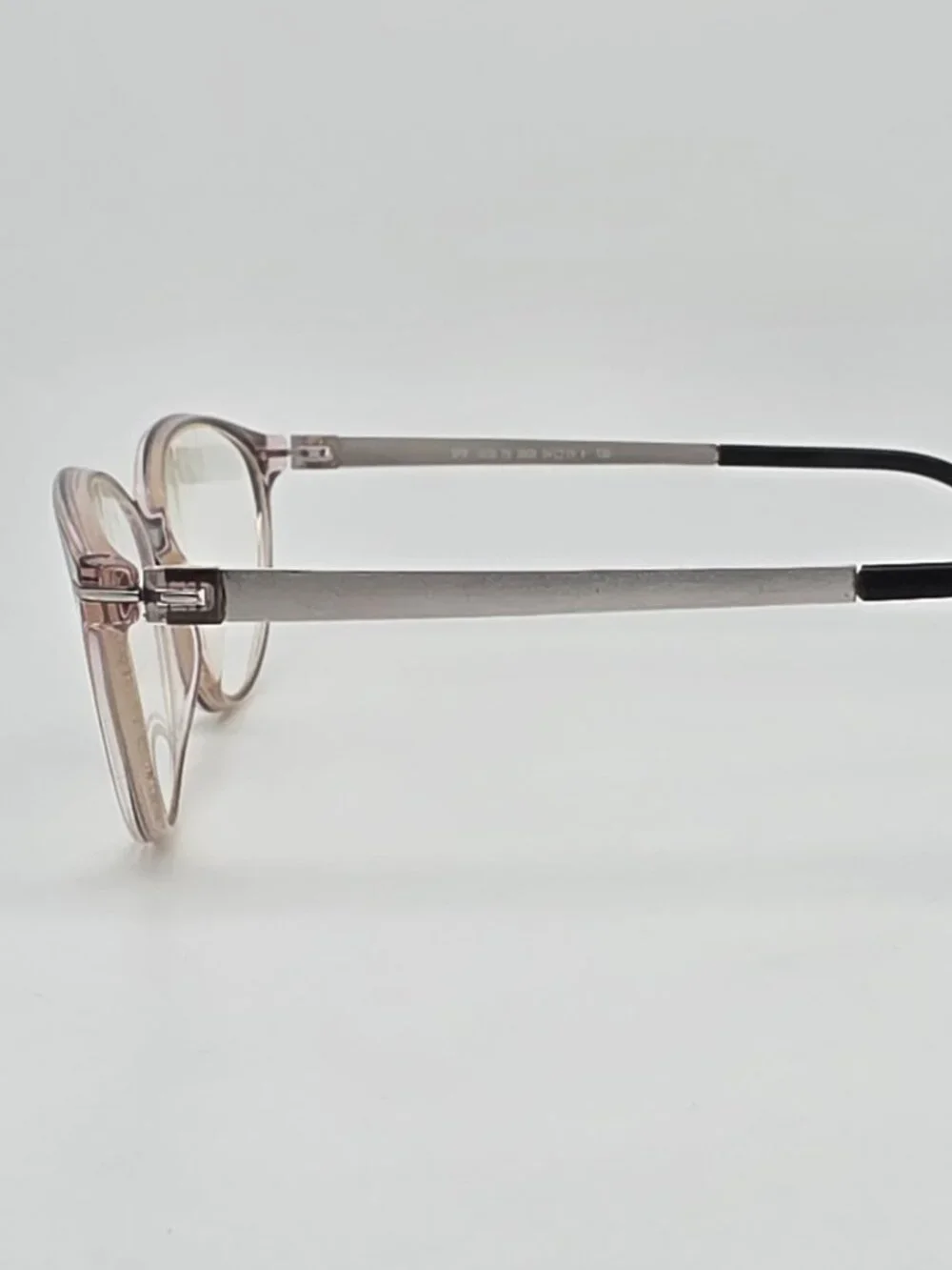 Silhouette SPX 1578 75 3500 Crystal Rose Grey Titanium Cat Eye Eyeglasses Frame